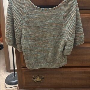 Anthropologie Earthy Tones Crew Neck Sweater